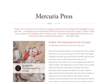 Tablet Screenshot of mercuriapress.com